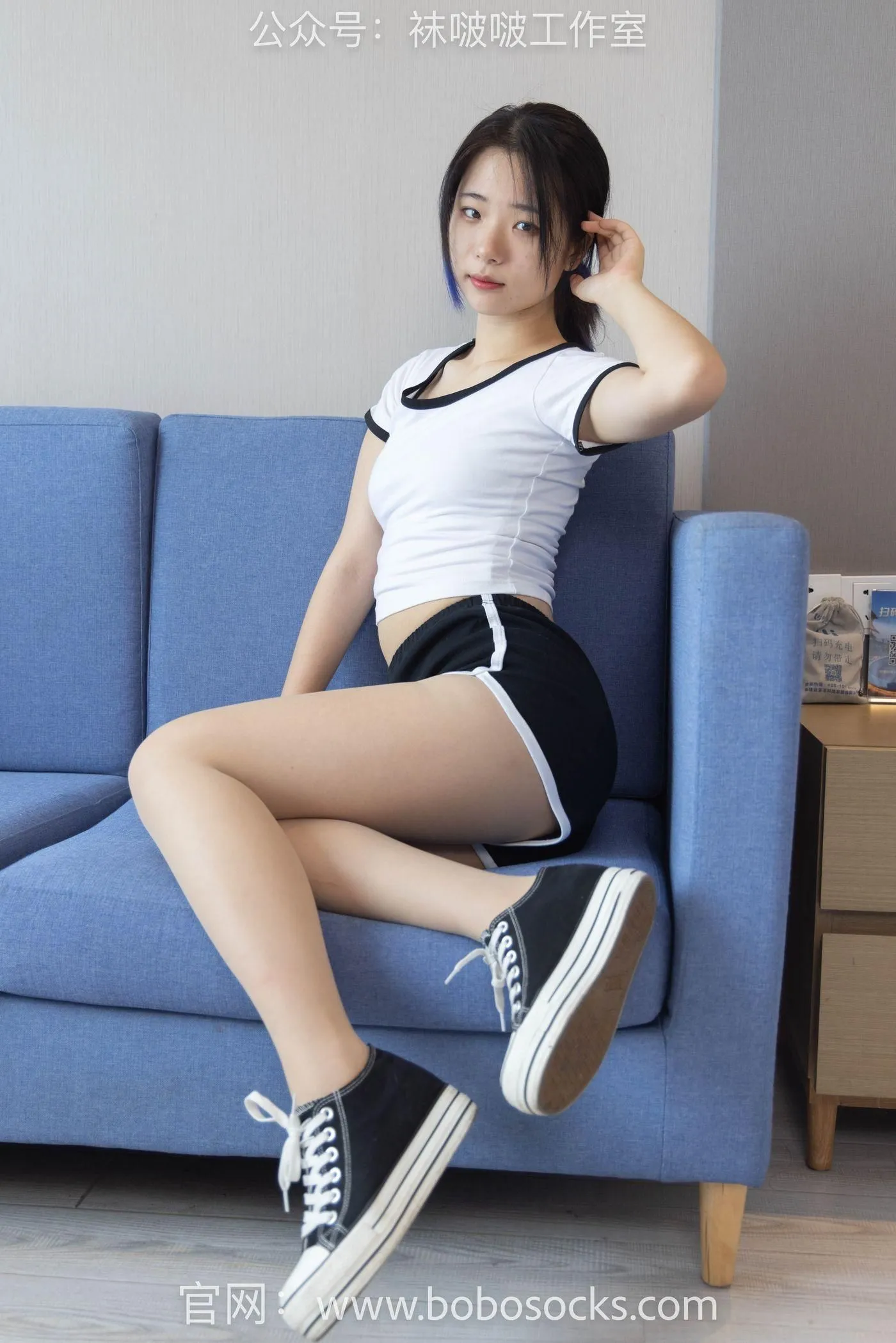 [BoBoSocks袜啵啵]NO.098 小淳-板鞋、肉丝 [140P]插图8